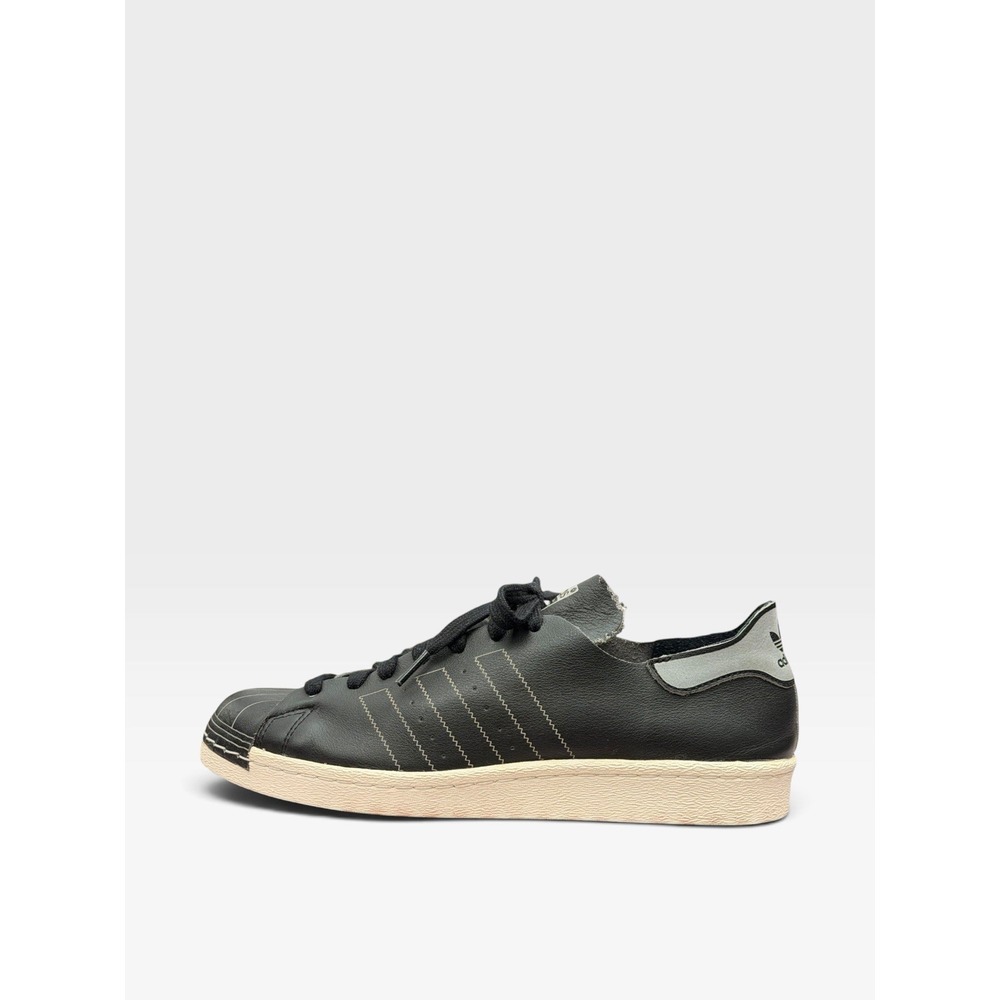 adidas Originals Superstar 80s Decon Black White Men's Size 9.5 Excellent Cond